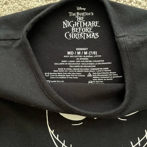 Nightmare Before Christmas dress and shirt - Picture 8 of 9